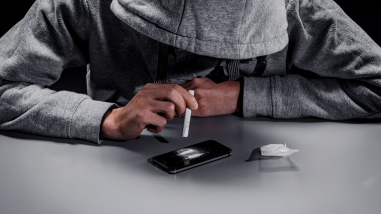 Ketamine use by a younf person