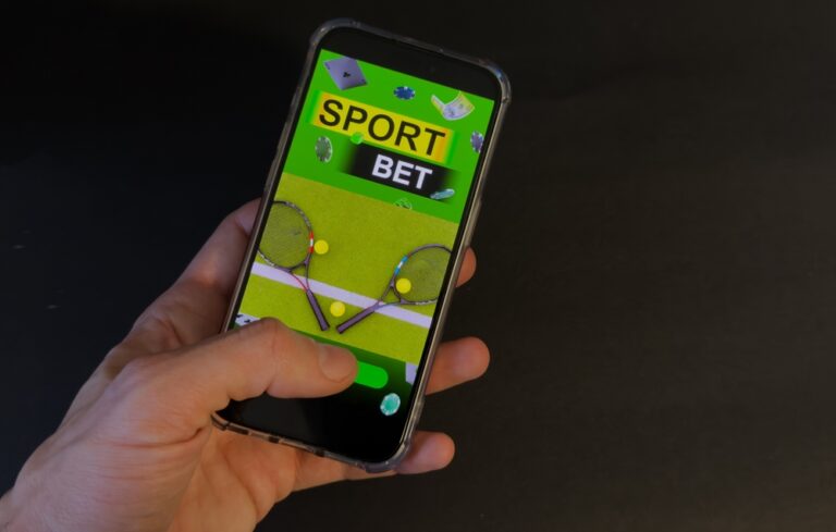 Sports betting on a phone