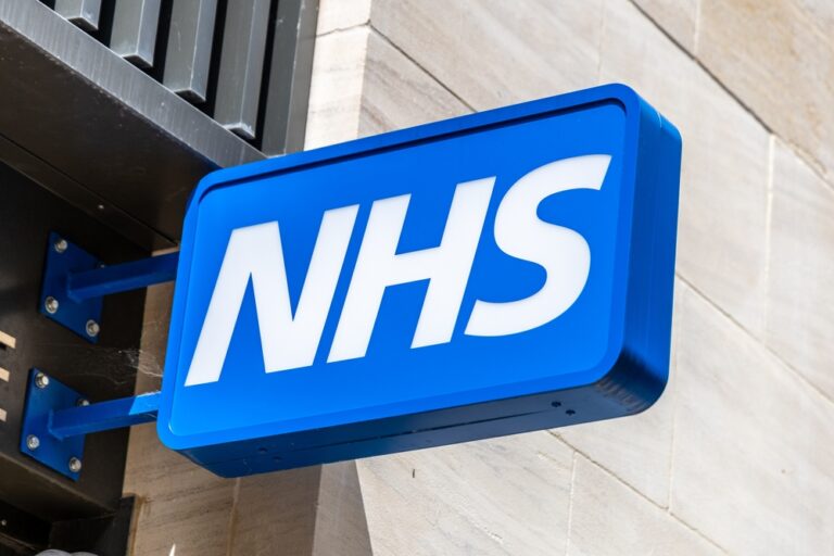NHS sign